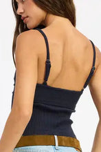 Load image into Gallery viewer, rib keyhole cami
