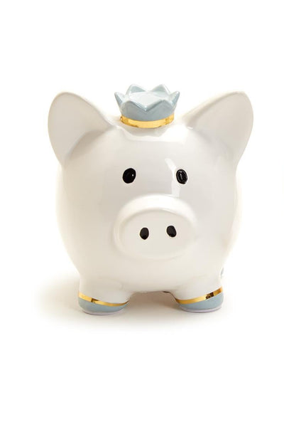 crown piggy bank
