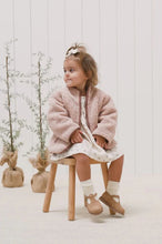 Load image into Gallery viewer, kids shearling zip jacket
