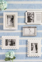 Load image into Gallery viewer, gold inlay marble Mr + Mrs frame
