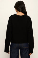 Load image into Gallery viewer, V Neck Rib Hem Sweater
