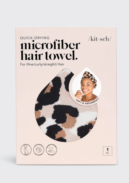 quick dry hair towel - leo