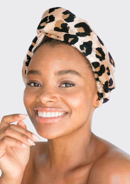 quick dry hair towel - leo