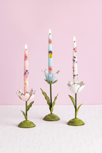Load image into Gallery viewer, LED flower taper candle
