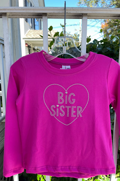 girls big sister long sleeve top