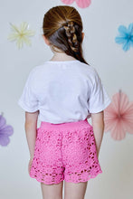 Load image into Gallery viewer, girls crochet shorts
