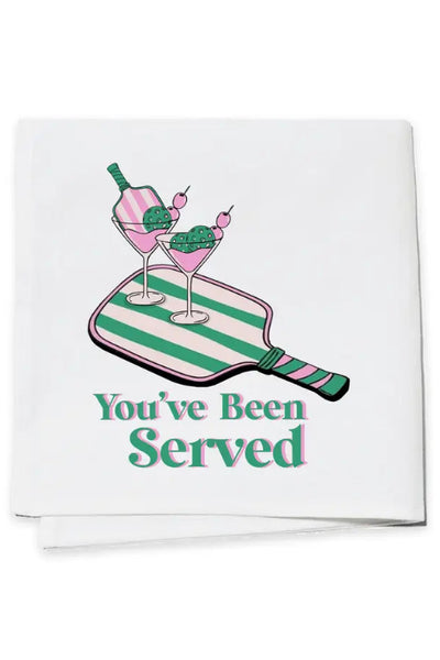 4 cocktail napkins pickleball