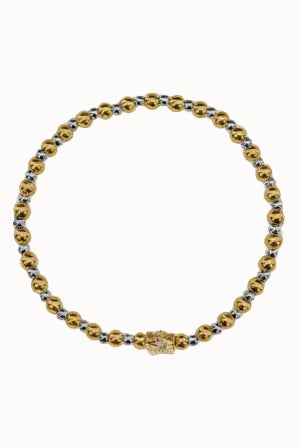 4mm Bead Bracelet + Drum Charm