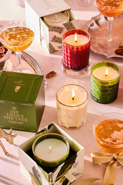 5.5oz candle under the tree