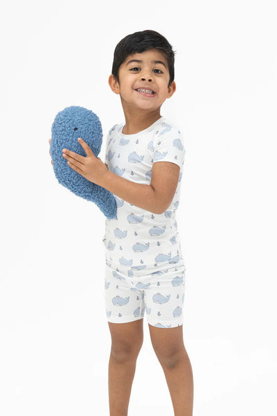 kids whales loungwear set