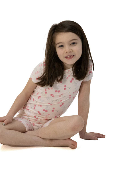 kids cherries loungewear set