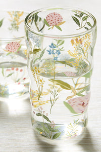 garden drinking glass