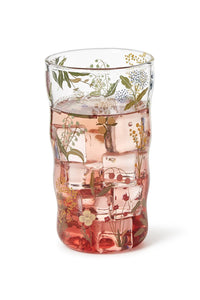 garden drinking glass