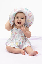 Load image into Gallery viewer, baby beach days smocked skirted bubble
