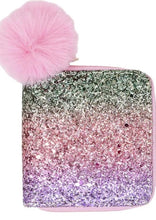 Load image into Gallery viewer, girls rainbow glitter wallet
