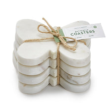 Load image into Gallery viewer, 4 butterfly marble coasters set
