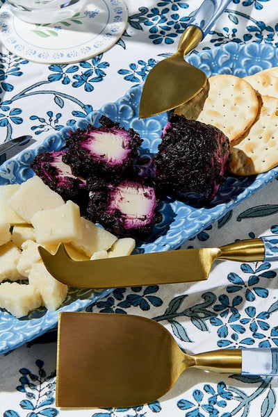 hydrangea rectangular dish