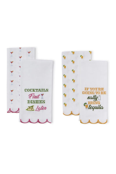 drinks 2 dish towel set