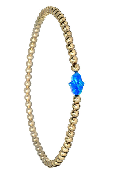 gold filled bracelet-hamsa
