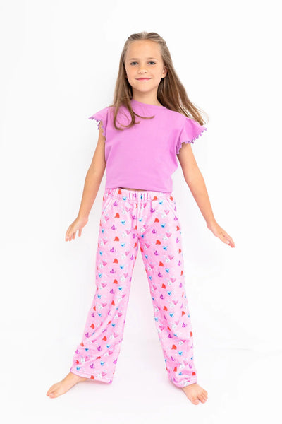 girls choco kisses plush pant