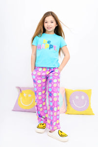 girls smilies plush pant