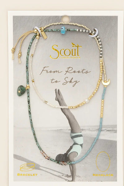 mixed bracelet-necklace transform