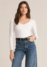 Load image into Gallery viewer, long sleeve smooth v neck top
