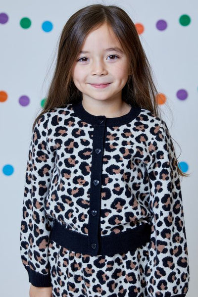 girls leo cardigan