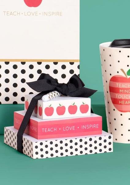 tower of notes + pen - teacher