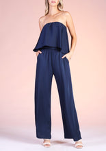 Load image into Gallery viewer, cascade silky strapless jumpsuit
