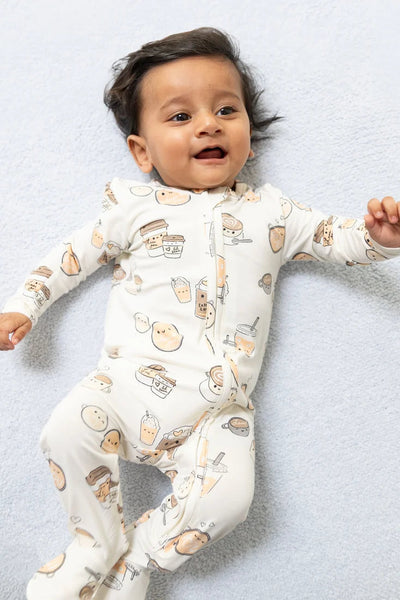 Baby Love You Latte Footie