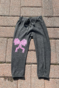 girls lace bow pant