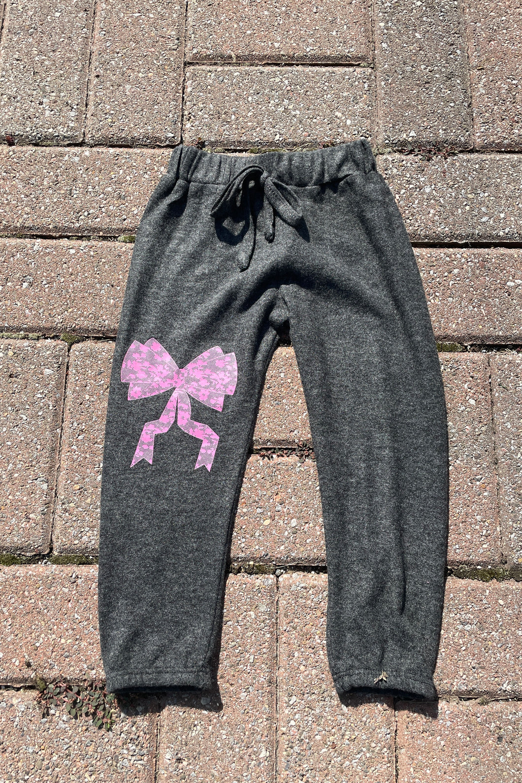 girls lace bow pant