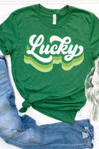 lucky retro tshirt