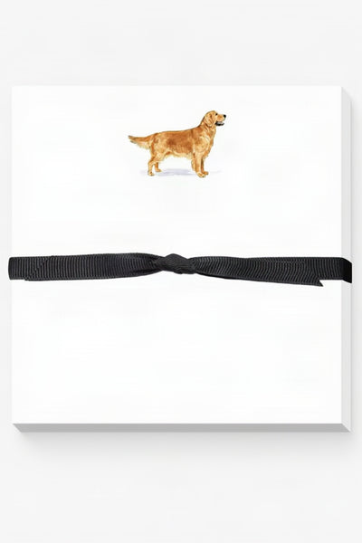 notepad golden retriever