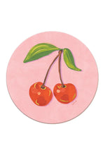 Load image into Gallery viewer, coaster cherries
