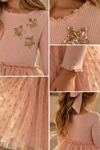 Load image into Gallery viewer, Girls Long Sleeve Stars Tutu Dress
