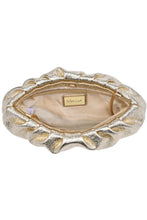 Load image into Gallery viewer, Metalllic Ruched Clutch
