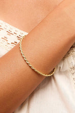 Load image into Gallery viewer, Twist Open Bangle
