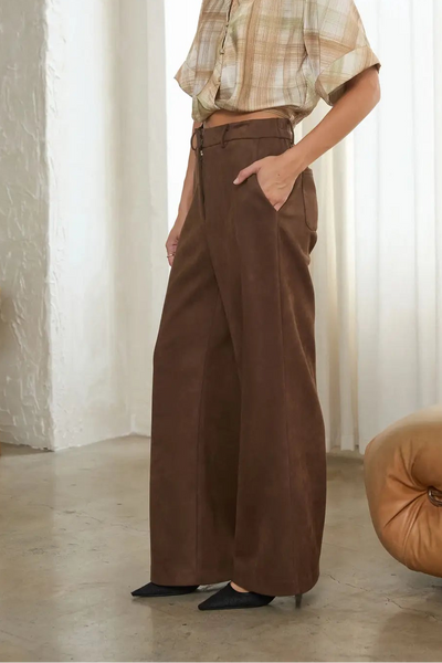 faux suede pants&nbsp;