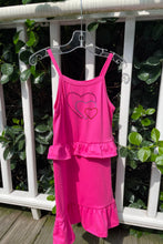 Load image into Gallery viewer, girls ruffle heart cami dress
