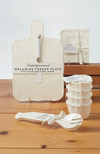Load image into Gallery viewer, melamine cheese board + knife perlette
