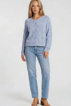 Load image into Gallery viewer, textured crew cardigan
