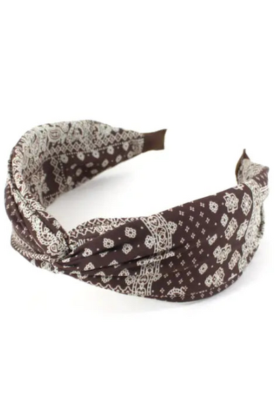 Paisley Print Headband