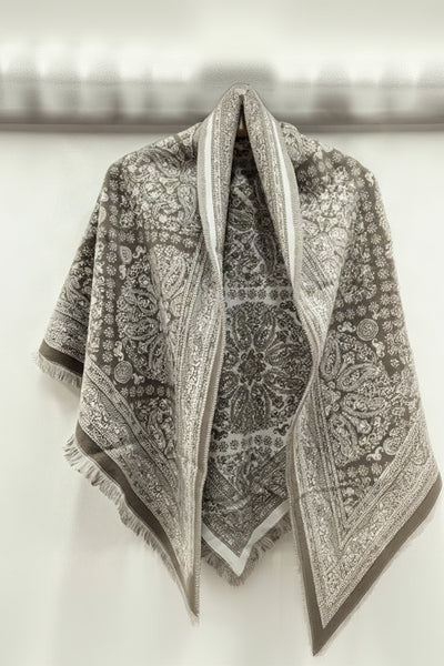Paisley Tapestry Triangle Scarf
