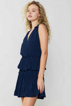 Load image into Gallery viewer, sleeveless surplice tiered dress
