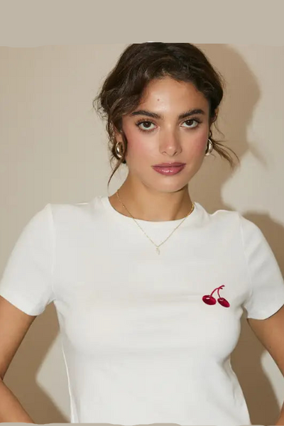 short sleeve cherry tee