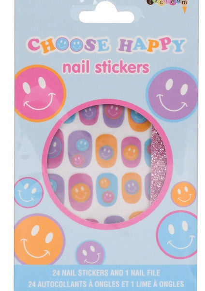 nail stickers + file set