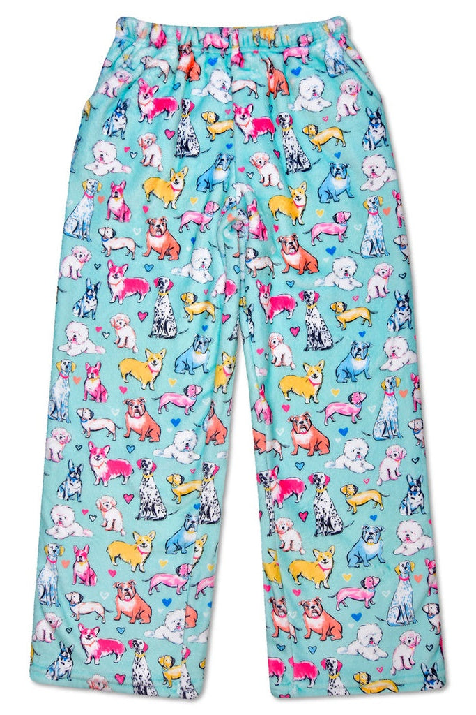 girls preppy pups plush pant