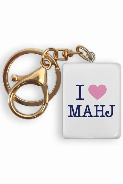 tile keychain mahjong
